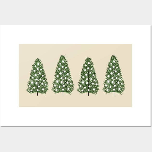 Christmas Tree Christmas Minimal Merry Xmas Crew Christmas Vacation Xmas Trees Wall Art by Mochabonk